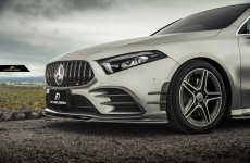 画像10: BENZ メルセデス・ベンツ A-Class W177 前期 パナメリカーナ グリル GTグリル A180 A200 A35 A45 AMG ブラック仕様 スポーツ (10)