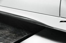 画像2: BENZ メルセデス・ベンツ A-Class セダン V177 AMGサイドステップ用カーボン スカート スポイラー 本物Drycarbon ドライカーボン (2)