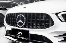 画像9: BENZ メルセデス・ベンツ A-Class W177 前期 パナメリカーナ グリル GTグリル A180 A200 A35 A45 AMG ブラック仕様 スポーツ (9)