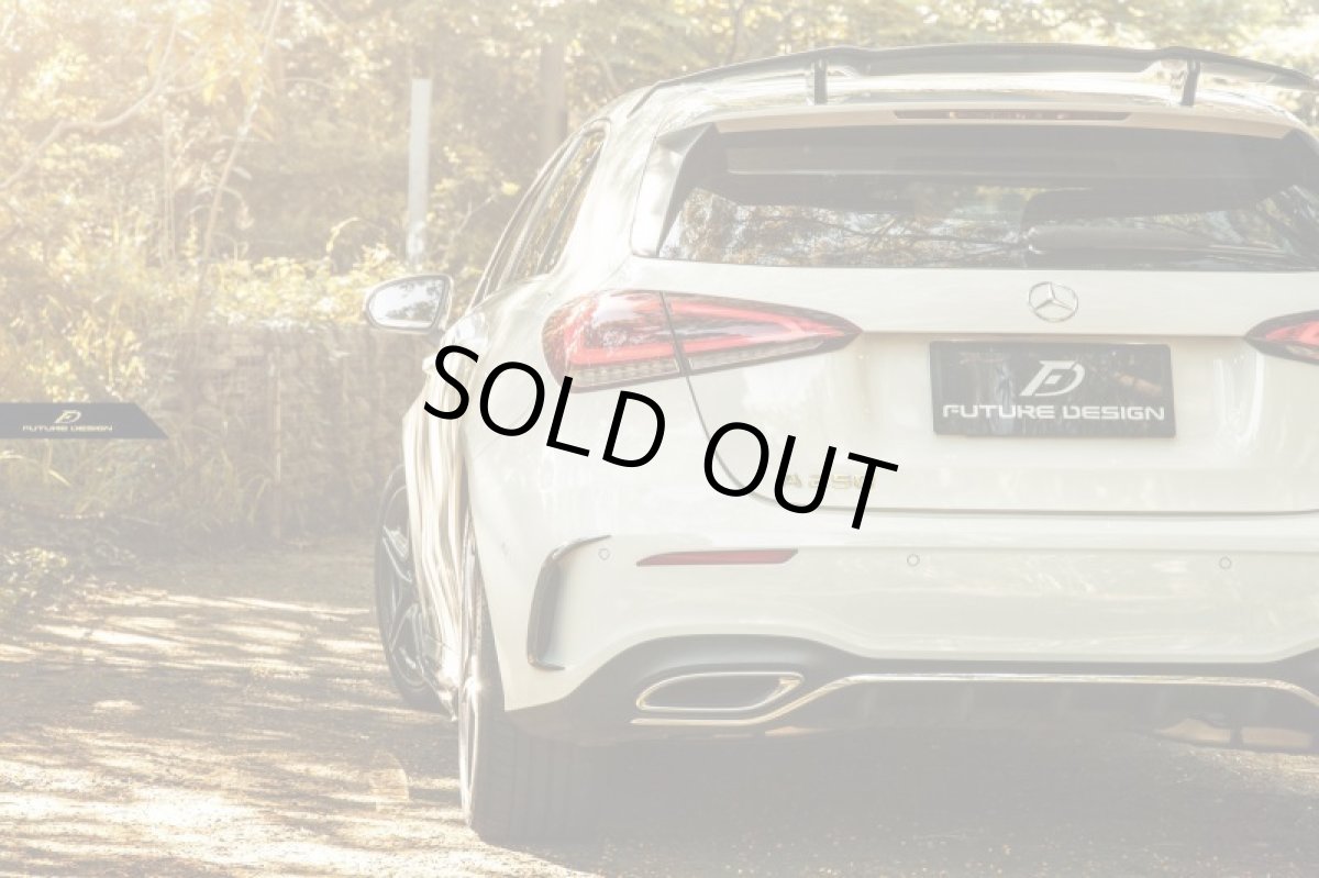 画像11: BENZ メルセデス・ベンツ W177 Aクラス AMGリアバンパー用カーボン カナード スプリッター 本物Drycabon ドライカーボン AMG (11)