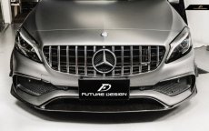 画像1: BENZ ベンツ W176 Aクラス LCI 後期用GTR パナメリカーナ グリル GTグリル A180 A200 A35 A45 AMG メッキ仕様 スポーツ (1)