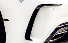 画像1: BENZ メルセデス・ベンツ W176 Aクラス AMGバンパー用リアカナード スプリッター スポイラー (1)