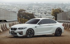 画像5: BMW F87 M2 フロントバンパー用カーボンスプリッター カバー 本物DryCarbon ドライカーボン スポイラー COVER (5)