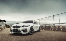 画像8: BMW F87 M2 フロントバンパー用カーボンスプリッター カバー 本物DryCarbon ドライカーボン スポイラー COVER (8)