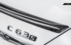 画像8: BENZ メルセデス・ベンツ W205 Cクラス セダン トランク用 リアスポイラー リアカウイング 本物DryCarbon ドライカーボン (8)