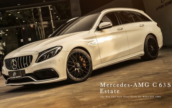 BENZ ベンツAMGパナメリカーナグリル W205 S205 C205 Cクラス C63前期