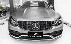 画像4: BENZ メルセデス・ベンツ C-Class AMG C63 前期用 パナメリカーナグリル W205 S205 C205 ブラックグリル (4)