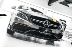 画像6: BENZ メルセデス・ベンツ Cクラス W205 C63 フロントバンパー用鍛造カーボン ガーニッシュ スポイラー 本物DryCarbon ドライカーボン 大理石ような美しい (6)