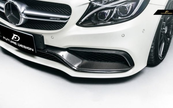 メルセデス・ベンツ Cクラス W205 フロントカーボンスポイラー BENZ メルセデス・ベンツ Cクラス W205 C63 フロントバンパー用