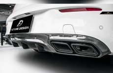 画像6: BENZ メルセデス・ベンツ C-Class クーペ C205 AMGバンパー用カーボン ディフューザー Dry C180 C200 C250 C300 C43 C45 C63 (6)