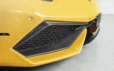 画像10: Lamborghini ランボルギーニ Huracan ウラカン LP610-4 フロント用ガーニッシュ カナード 本物DryCarbon ドライカーボン (10)