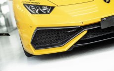 画像6: Lamborghini ランボルギーニ Huracan ウラカン LP610-4 フロント用ガーニッシュ カナード 本物DryCarbon ドライカーボン (6)