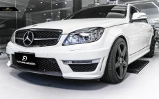 画像3: BENZ メルセデス・ベンツ AMG C63ルック グリル Cクラス W204 07~13年 フロント用 ブラック・メッキ グリル (3)