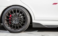 画像5: BENZ メルセデス・ベンツ Cクラス W204 サイド用サイドスカート スポイラー ステープ 本物DryCarbon ドライカーボン AMG (5)