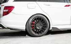 画像4: BENZ メルセデス・ベンツ Cクラス W204 サイド用サイドスカート スポイラー ステープ 本物DryCarbon ドライカーボン AMG (4)