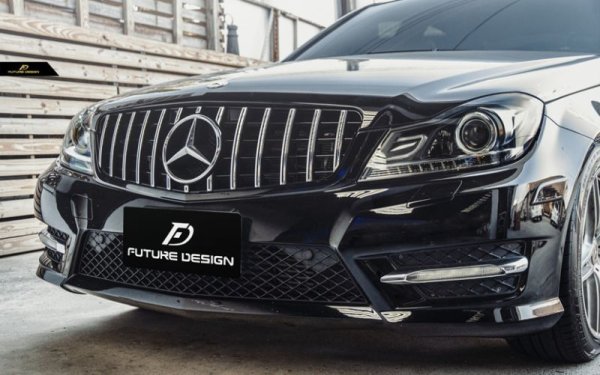 BENZ メルセデス・ベンツ Cクラス W204 07~13年 フロント用AMGパナメ