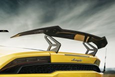 画像4: Lamborghini ランボルギーニ Huracan ウラカン LP610-4 カーボン トランク用GTリアウィングー 本物DryCarbon (4)