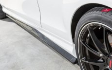 画像1: BENZ メルセデス・ベンツ Cクラス W204 サイド用サイドスカート スポイラー ステップ 本物DryCarbon ドライカーボン AMG (1)