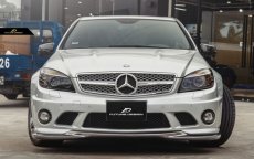 画像1: BENZ メルセデス・ベンツ Cクラス W204 C63 前期車専用 フロント用 シルバーグリル AMG メッキクローム (1)