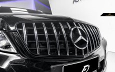 画像8: BENZ メルセデス・ベンツ Eクラス W212 前期車フロント用AMGパナメリカーナ GTR グリル GT クローム メッキ (8)