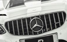 画像6: BENZ メルセデス・ベンツ Eクラス W212 LCI 後期車フロント用AMGパナメリカーナ GTR グリル GT クローム メッキ (6)