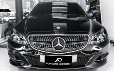 画像1: BENZ メルセデス・ベンツ Eクラス W212 後期車フロント用AMG ダイヤモンド 星 グリル (1)