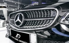 画像4: BENZ メルセデス・ベンツ Eクラス W212 後期車フロント用AMG ダイヤモンド 星 グリル (4)