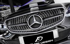 画像2: BENZ メルセデス・ベンツ Eクラス W212 後期車フロント用AMG ダイヤモンド 星 グリル (2)