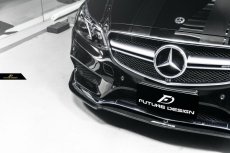 画像2: BENZ メルセデスベンツ Eクラス W212 後期車 LCI AMGフロントバンパー用リップスポイラー 本物DryCarbon ドライカーボン (2)