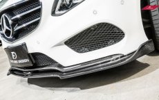 画像13: BENZ メルセデスベンツ Eクラス W212 後期車 LCI AMGフロントバンパー用リップスポイラー 本物DryCarbon ドライカーボン (13)