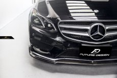 画像8: BENZ メルセデスベンツ Eクラス W212 後期車 LCI AMGフロントバンパー用リップスポイラー 本物DryCarbon ドライカーボン (8)