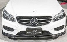 画像10: BENZ メルセデスベンツ Eクラス W212 後期車 LCI AMGフロントバンパー用リップスポイラー 本物DryCarbon ドライカーボン (10)