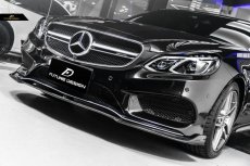 画像4: BENZ メルセデスベンツ Eクラス W212 後期車 LCI AMGフロントバンパー用リップスポイラー 本物DryCarbon ドライカーボン (4)