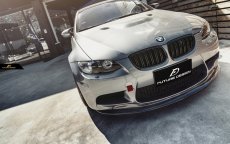 画像5: BMW 3シリーズ E92 E93 前期 フロント用 艶ありブラック キドニーグリル センターグリル S2 M3 (5)