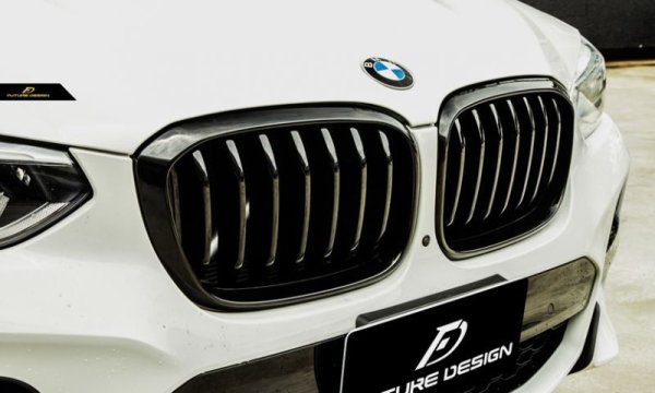 BMW G01 X3 フロント用艶ありブラック キドニーグリル センターグリル