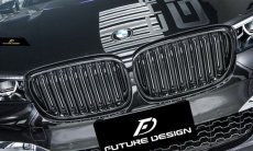画像1: BMW G11 G12 7シリーズ 前期車 セダン用 フロント艶黒 キドニー グリル 730 740 750 760 Mスポーツ (1)