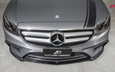 画像10: BENZ メルセデス・ベンツ E-Class W213 S213 前期車 AMGフロントバンパー用 リップスポイラー 本物DryCarbon ドライカーボン (10)