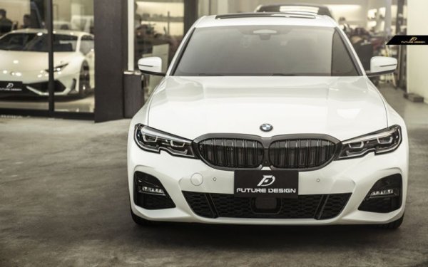 BMW 3シリーズ G20 G21 フロント用 艶ありブラック キドニーグリル