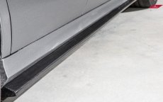 画像2: BENZ メルセデス・ベンツ Eクラス W213 サイドステップ用スカート スポイラー 本物DryCarbon ドライカーボン (2)