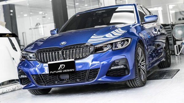 BMW 3シリーズ G20 G21 フロント用 艶ありブラック キドニーグリル
