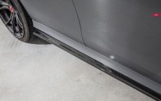 画像3: BENZ メルセデス・ベンツ Eクラス W213 サイドステップ用スカート スポイラー 本物DryCarbon ドライカーボン (3)
