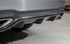 画像4: BENZ ベンツ Eクラス W213 AMGバンパー用リア ディフューザー E200 E250 E300 E400 E43 本物DryCarbon ドライカーボン (4)