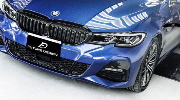 BMW 3シリーズ G20 G21 フロント用 艶ありブラック キドニーグリル