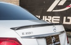 画像3: BENZ ベンツ Eクラス W213 トランク用リア スポイラー リアウィング 本物DryCarbon ドライカーボン FD2 (3)