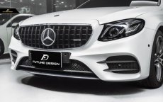 画像2: BENZ メルセデス・ベンツ E-Class W238 前期用 クーペ パナメリカーナ グリル GTグリル 艶ありブラック (2)