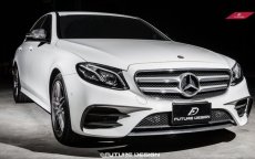 画像6: BENZ ベンツ Eクラス W213 AMGバンパー用フロント カナード スプリッター 6点 E200 E250 E300 E400 E43 本物DryCarbon ドライカーボン (6)