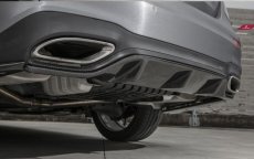 画像2: BENZ ベンツ Eクラス W213 AMGバンパー用リア ディフューザー E200 E250 E300 E400 E43 本物DryCarbon ドライカーボン (2)