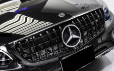 画像3: BENZ メルセデス・ベンツ W253 X253 C253 クーペ用 パナメリカーナ GTR ブラック仕様 グリル　 (3)