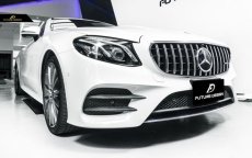 画像6: BENZ メルセデス・ベンツ E-Class W238 C238 クーペ AMGフロントバンパー用カナード 本物DryCarbon ドライカーボン (6)