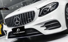 画像1: BENZ メルセデス・ベンツ E-Class W238 C238 クーペ AMGフロントバンパー用カナード 本物DryCarbon ドライカーボン (1)